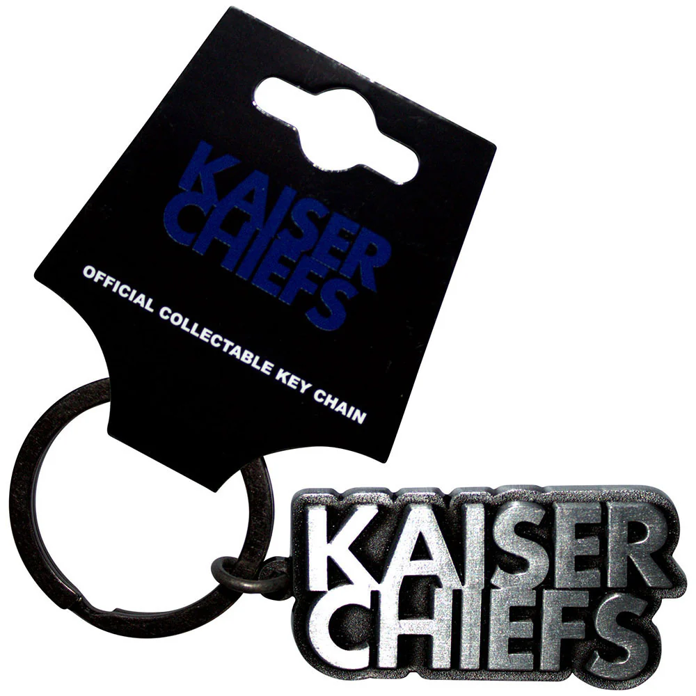 Skewed Logo Metal Key Chain