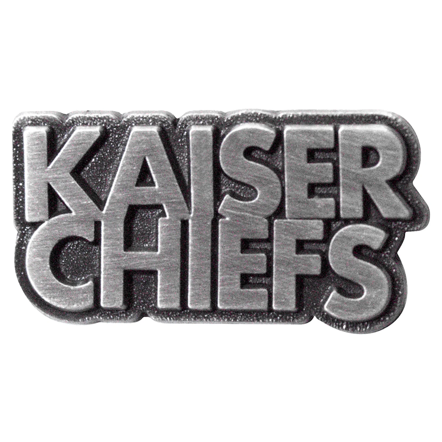 Skewed Logo Pewter Pin Badge