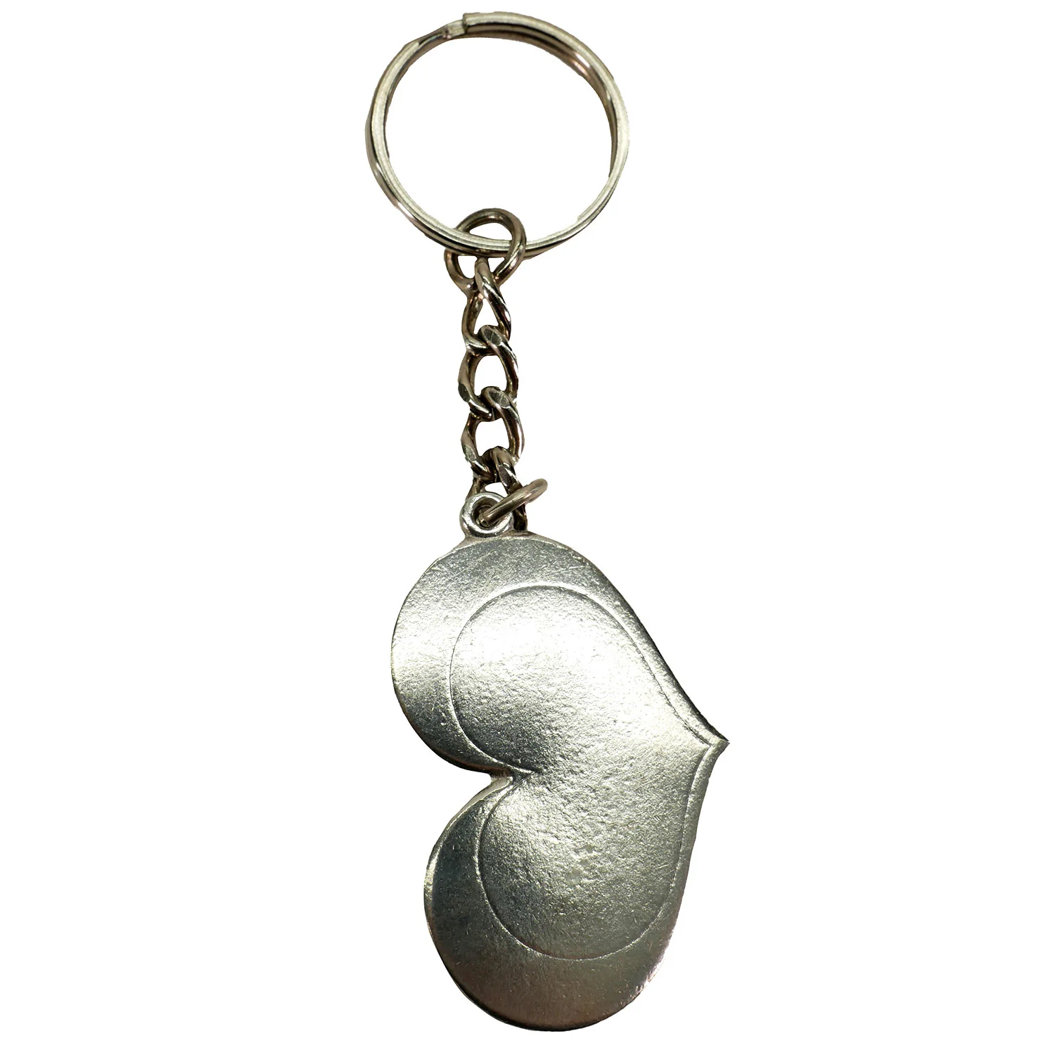 KC Heart Logo Metal Key Chain - Image 2