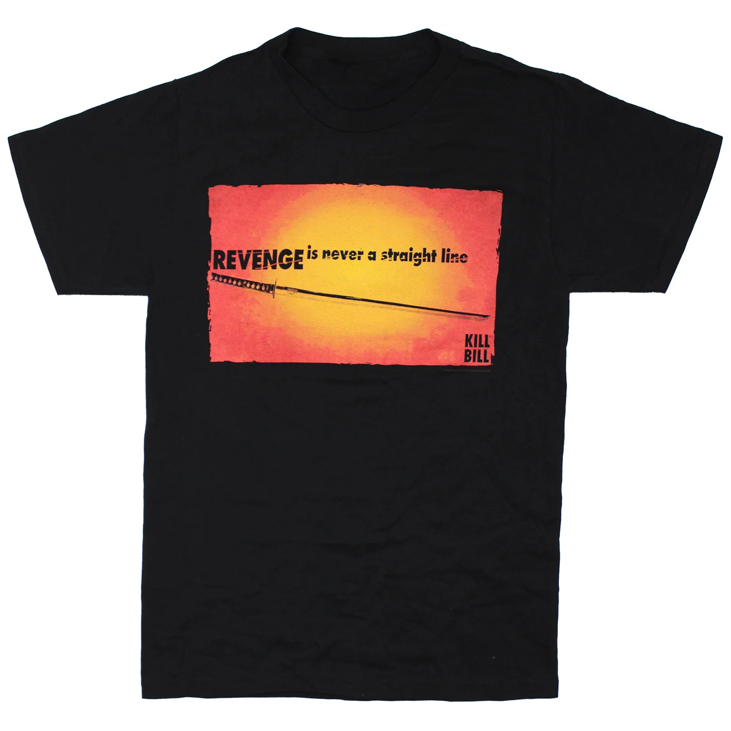 REVENGE is never a straight line T-shirt
