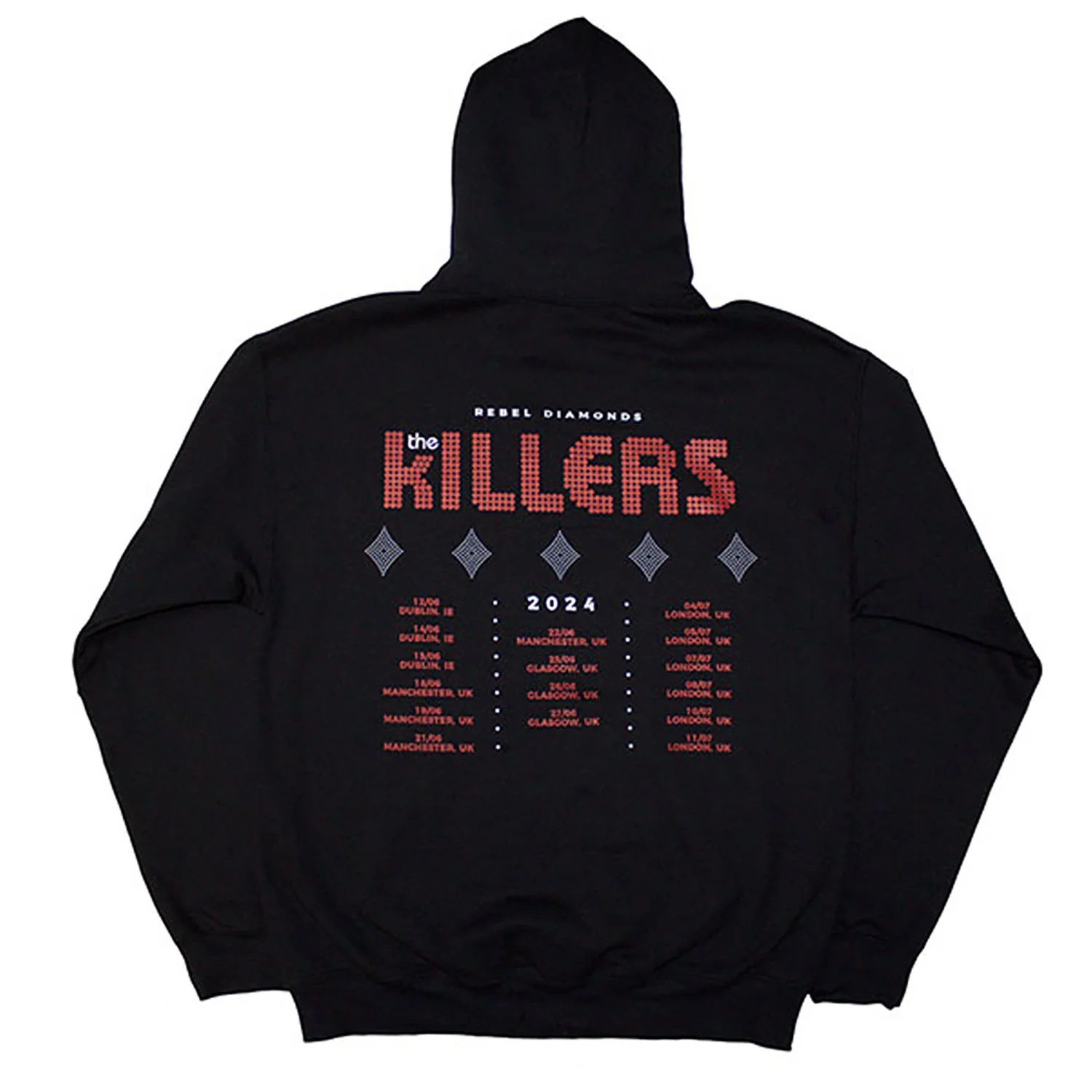 Tour '24 Rebel Diamonds Hooded Sweatshirt - Image 2