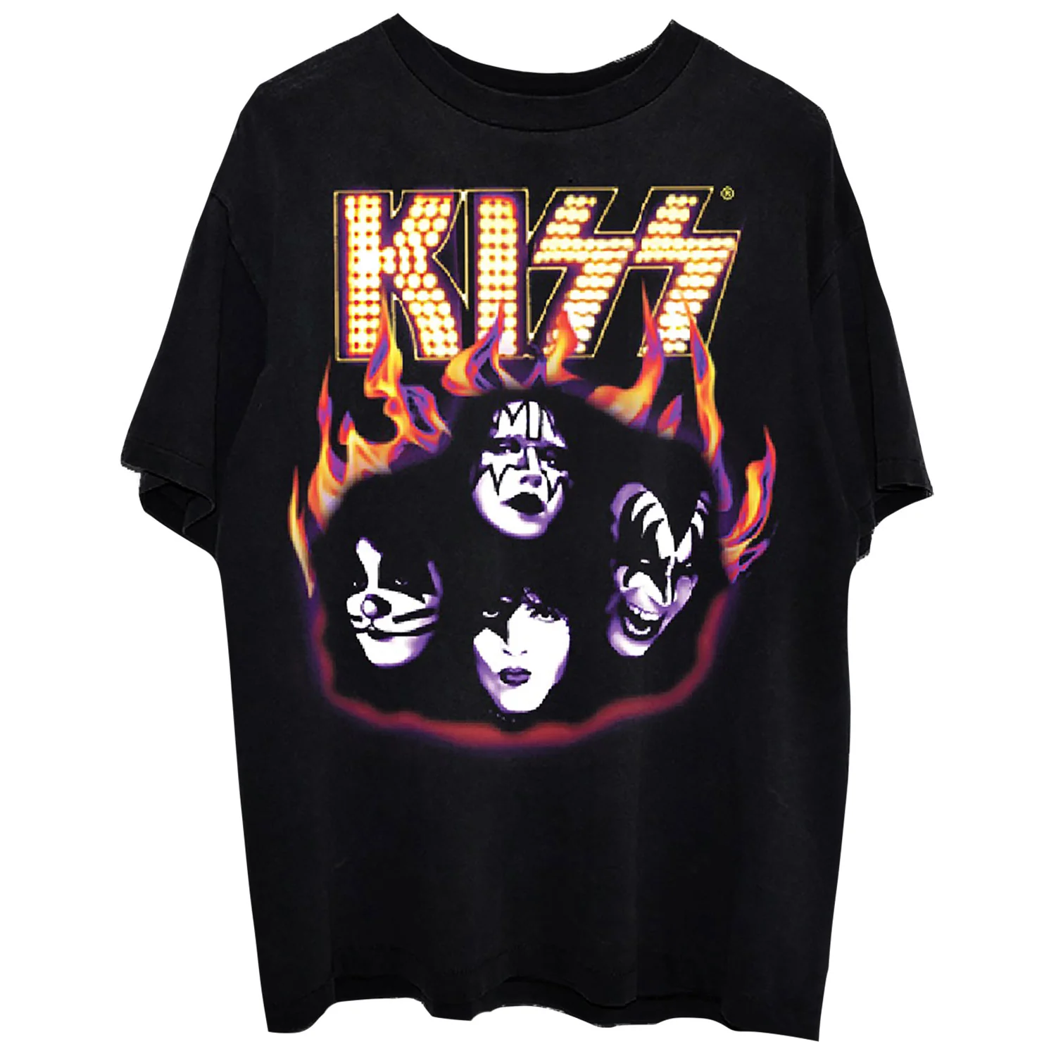 Airbrushed Flames Logo T-shirt