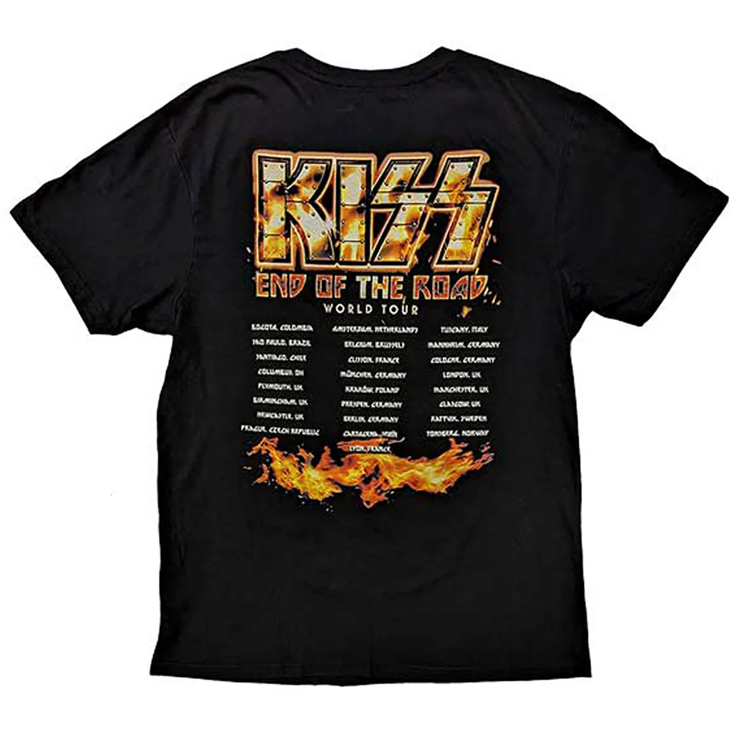 End Of The Road Tour Orange T-shirt - Image 2