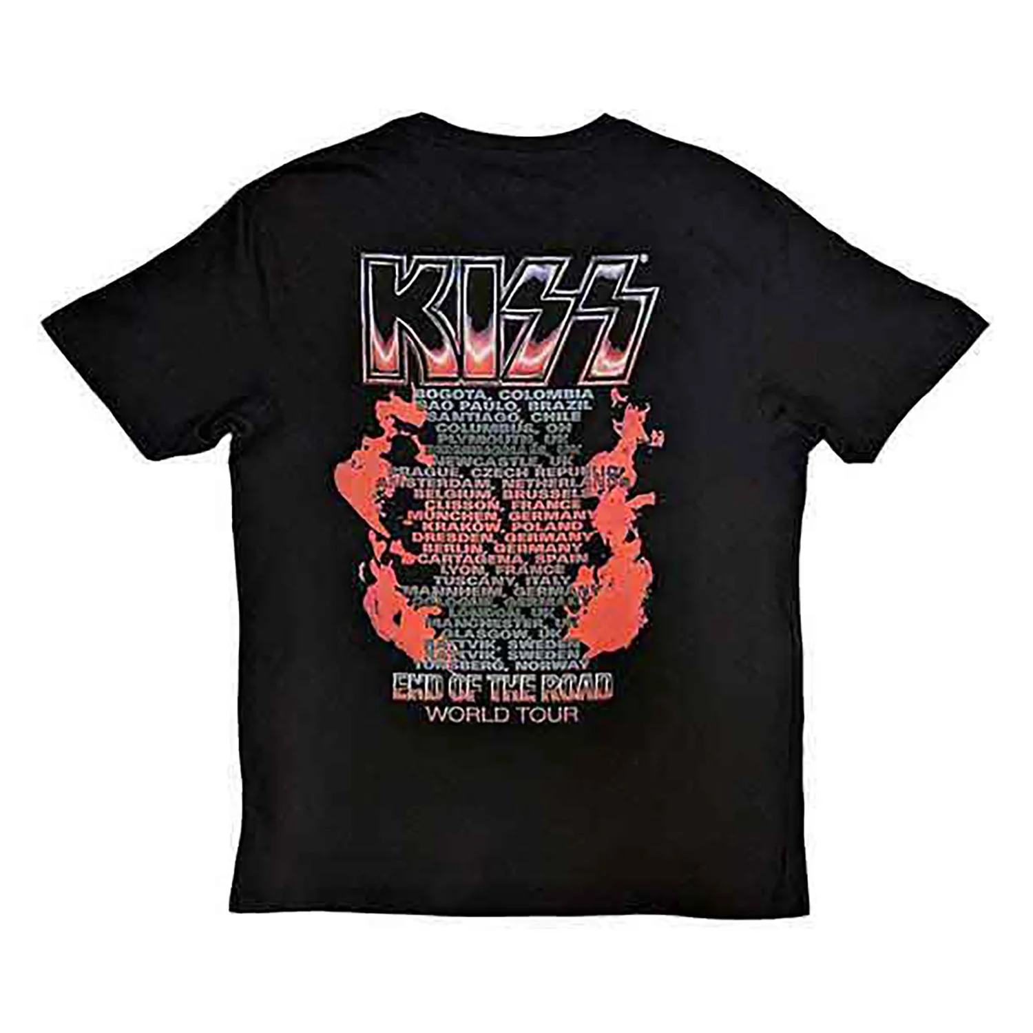 End Of The Road Tour Red T-shirt - Image 2