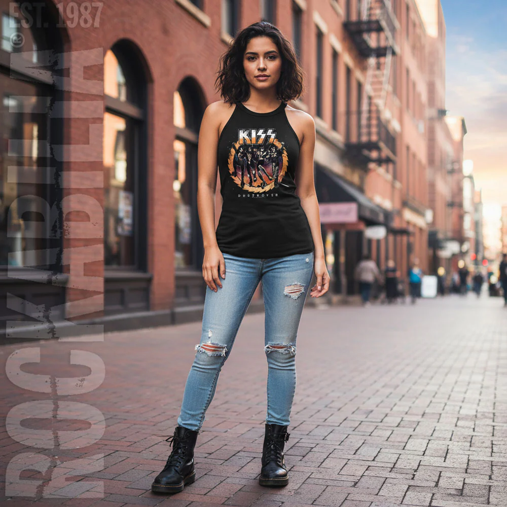 Kiss Destroyer Album Womens Tank - Image 2