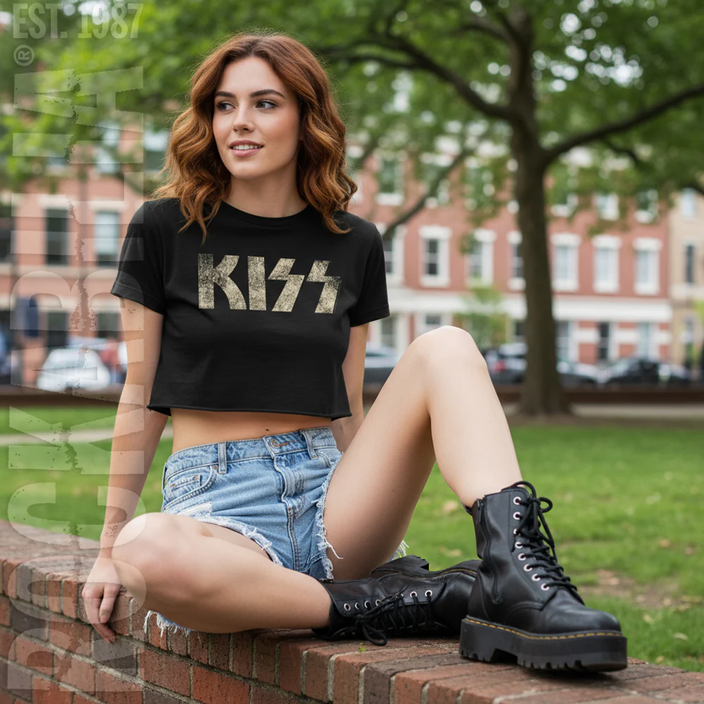 Kiss Logo Junior Top - Image 2