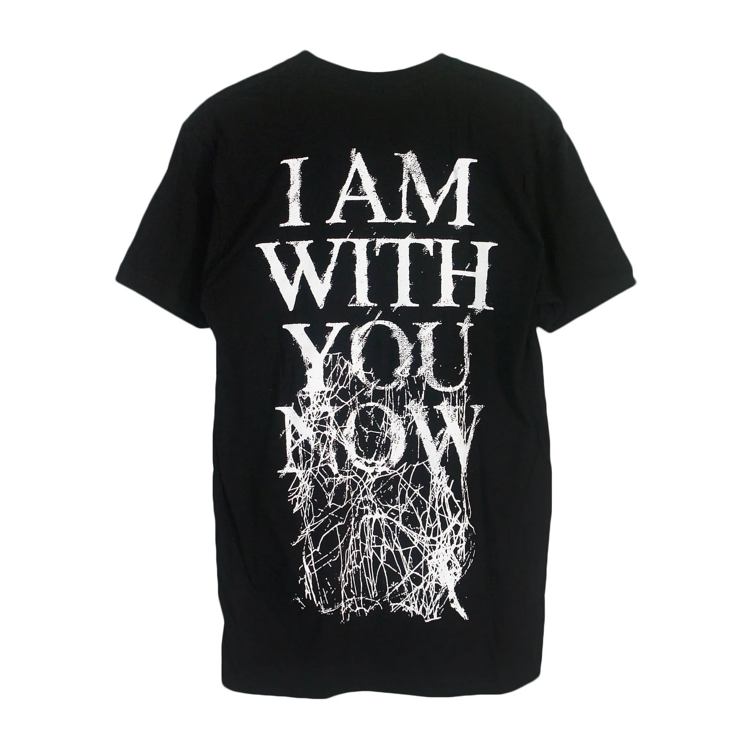 I Am With You Now Black T-shirt - Image 2