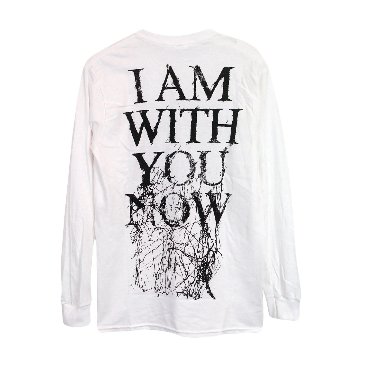 I Am With You Now White Long Sleeve - Image 2