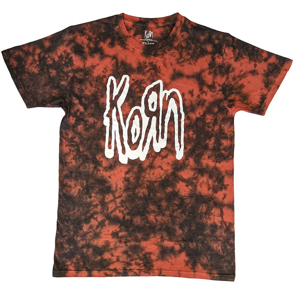Logo Outline Stone Wash T-shirt
