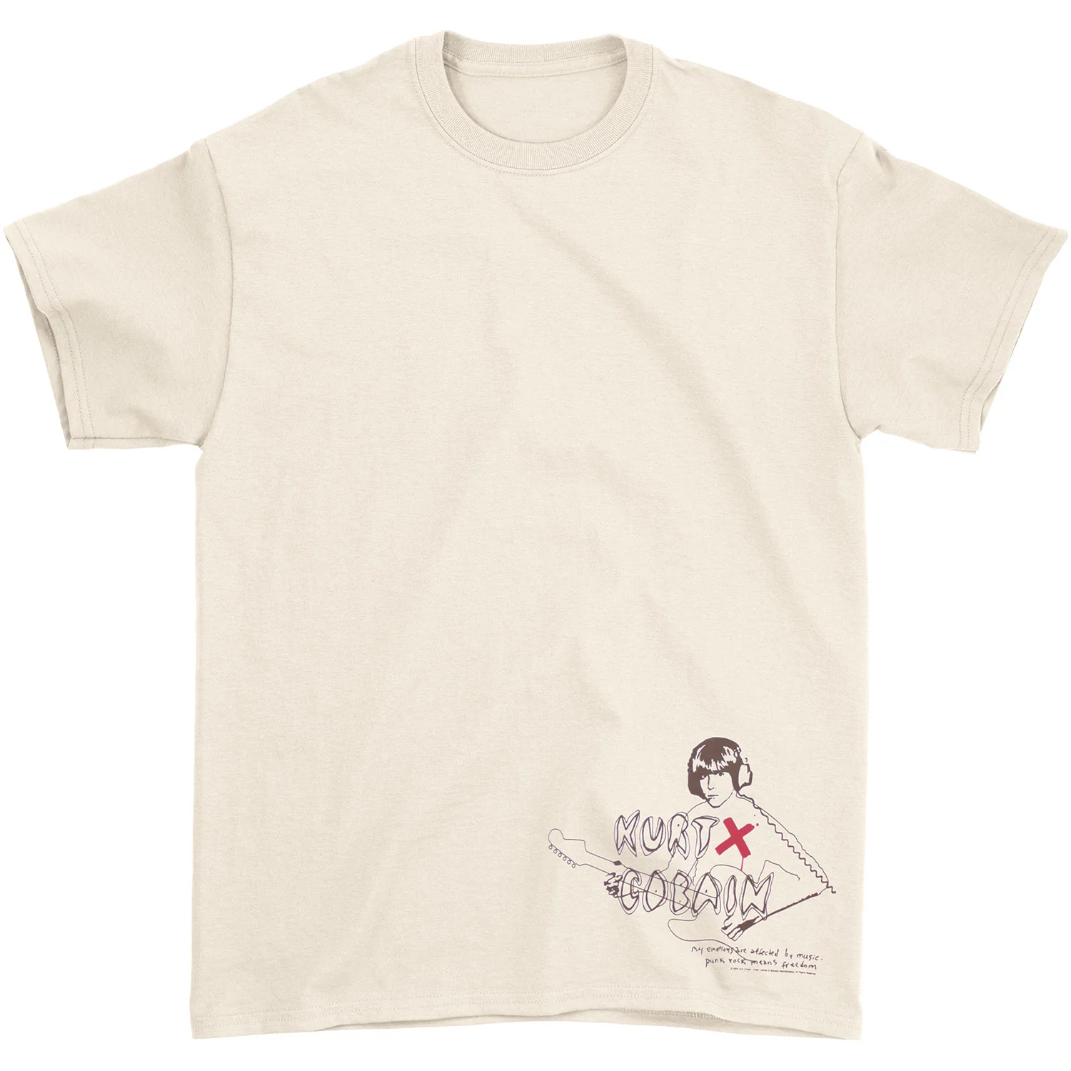 Headphones Sketch T-shirt