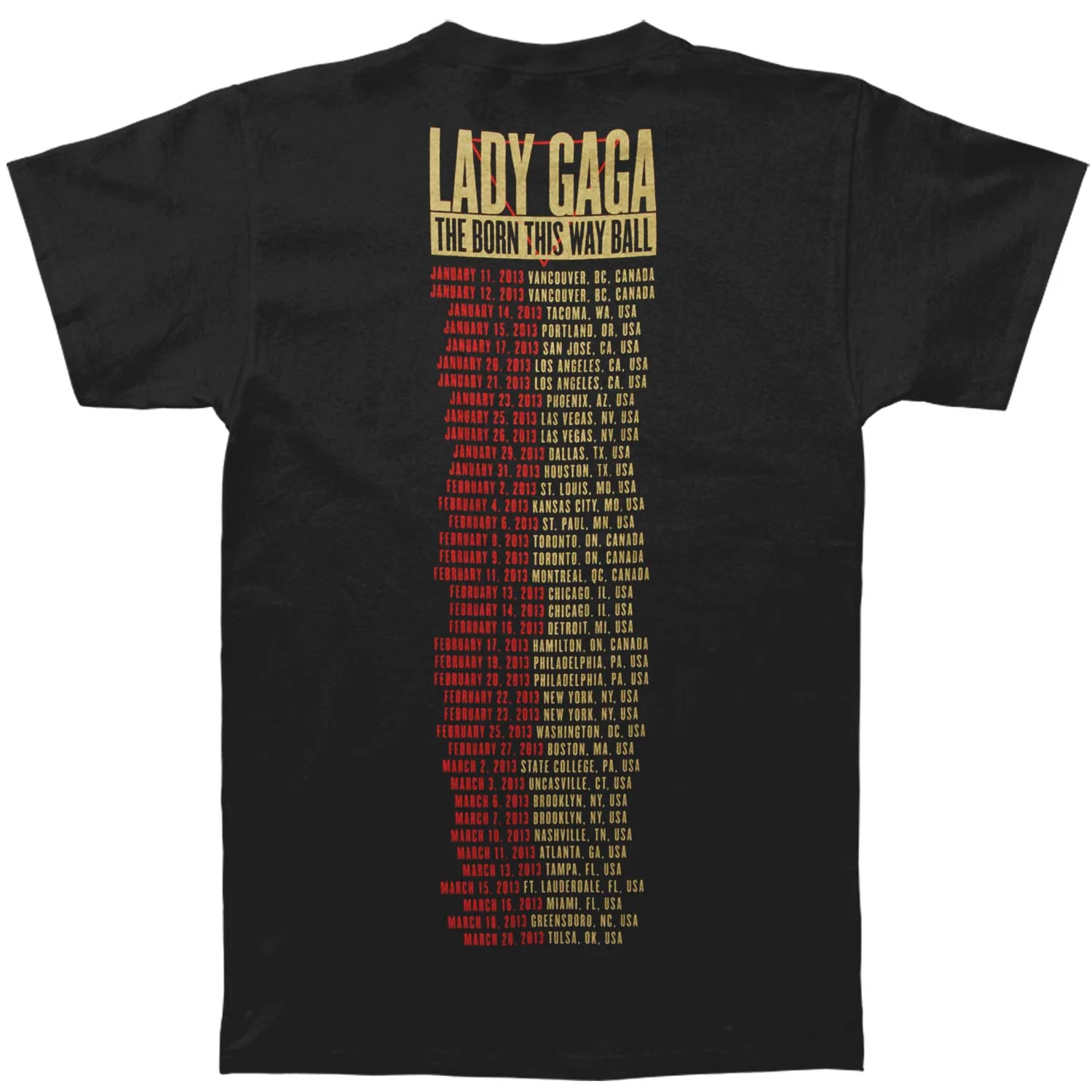 Free As My Hair 2013 Tour (Only 1 Available) Slim Fit T-shirt - Image 2