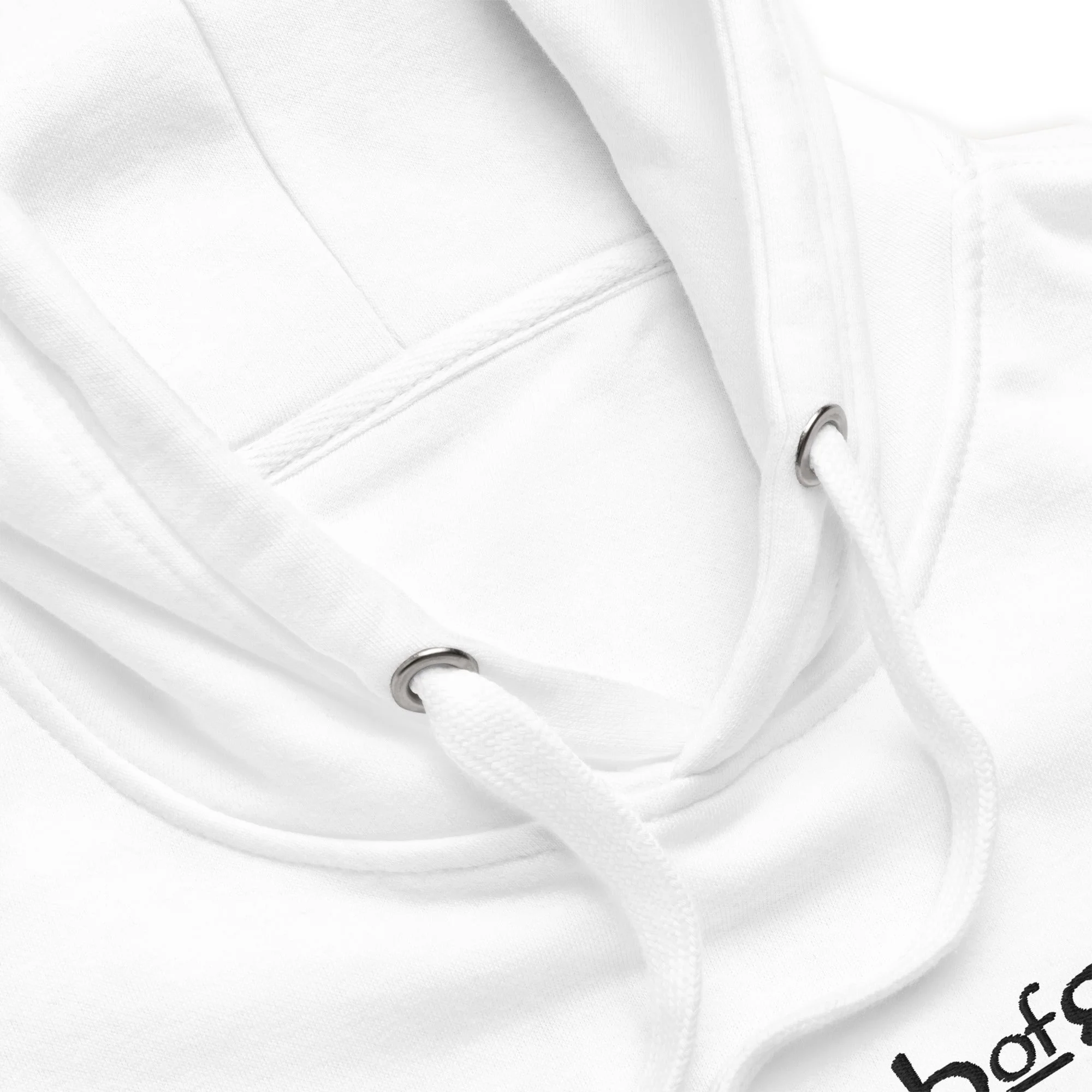 Lamb of God - Black on White HD Embroidered Hoodie - Image 3
