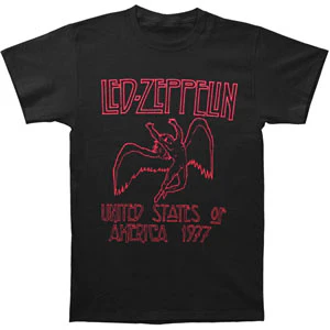 US 77 Red Outline T-shirt