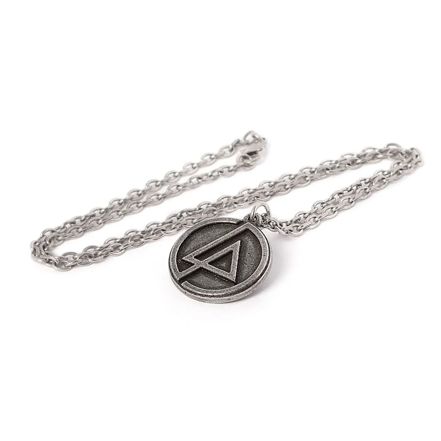 LP Circle Logo Pendant Necklace - Image 2