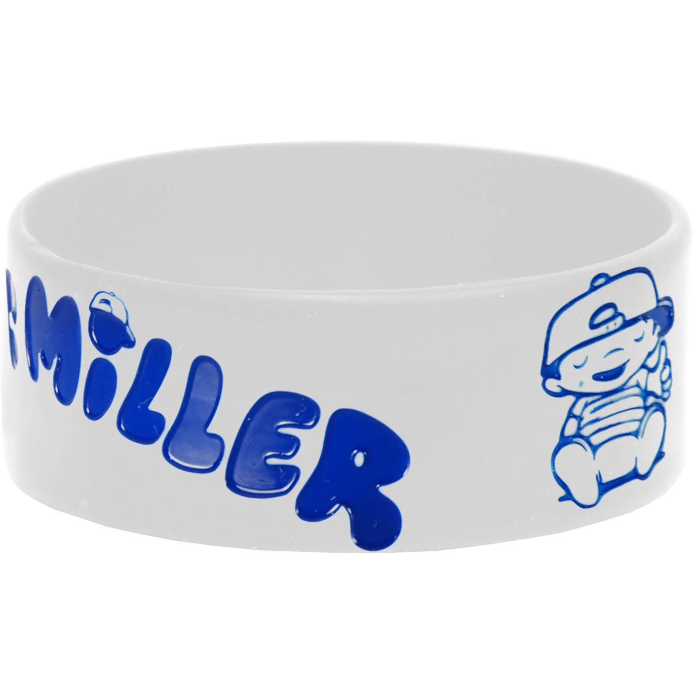 Blue Boy Rubber Bracelet - Image 2