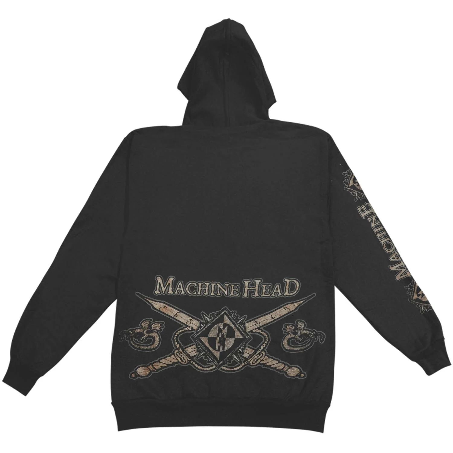 Bloodstone Diamond Zippered Hooded Sweatshirt - Image 2