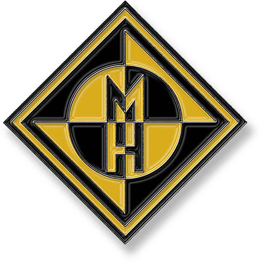 Diamond Logo Pewter Pin Badge