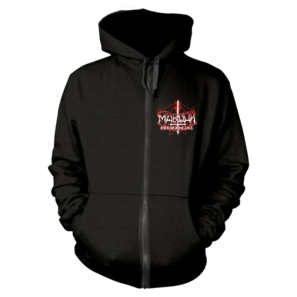 Strigzscara Zippered Hooded Sweatshirt