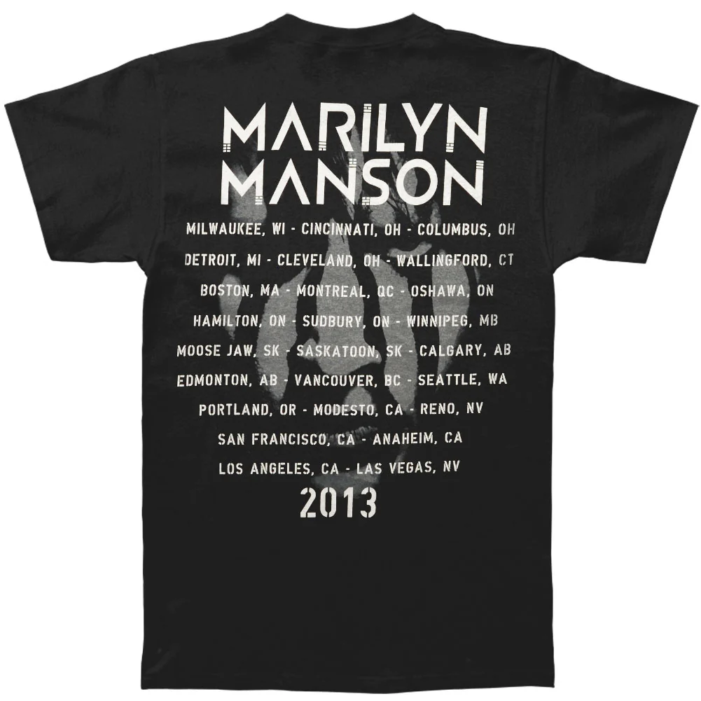 Striped Face 2013 Tour T-shirt - Image 2