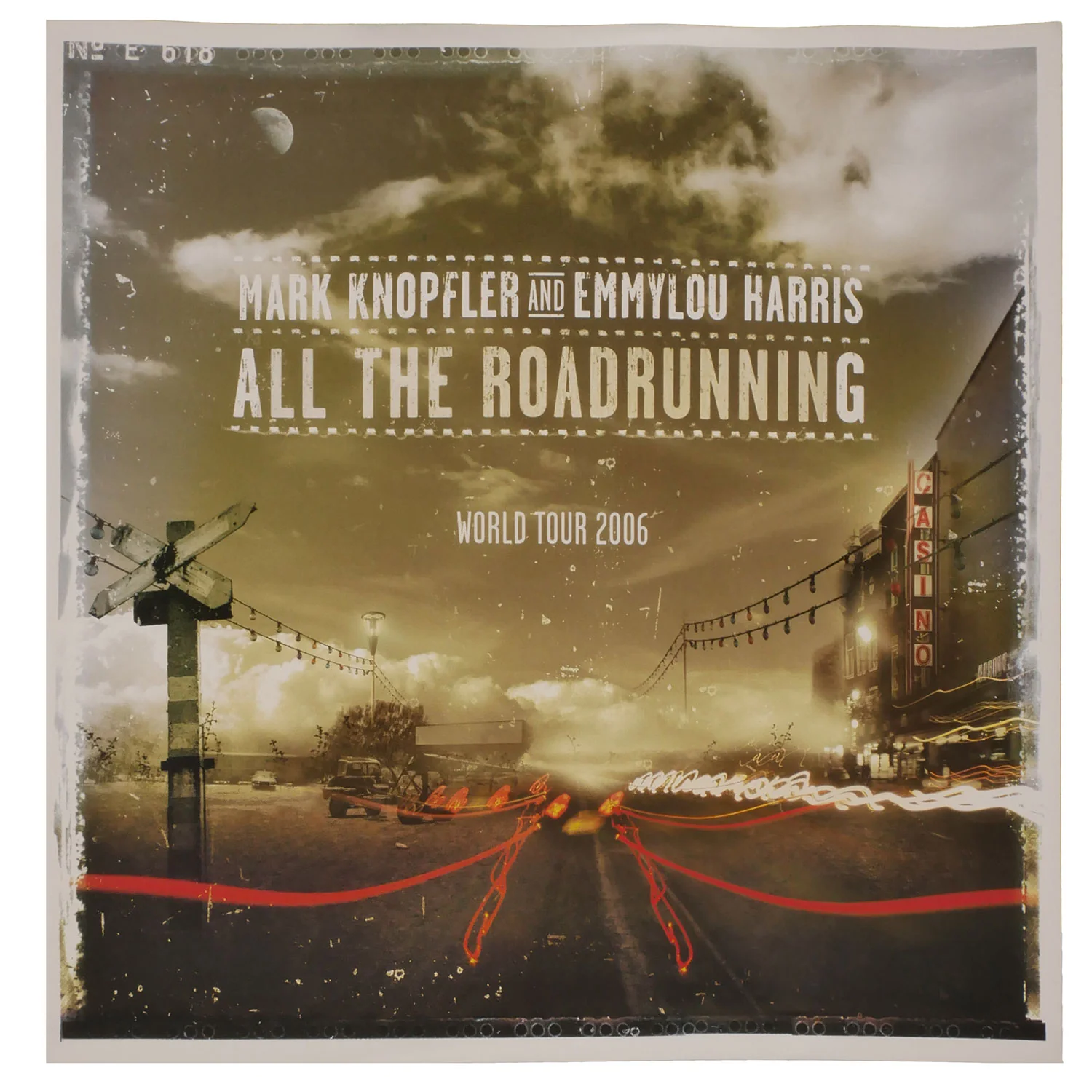 Mark Knopfler & Emmylou Harris All The Road Running Tour Book Tour Book