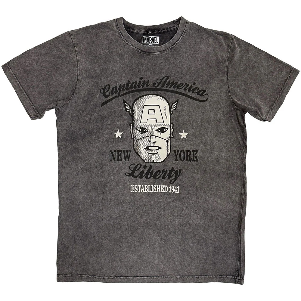Captain America Est. 1941 Stone Wash T-shirt