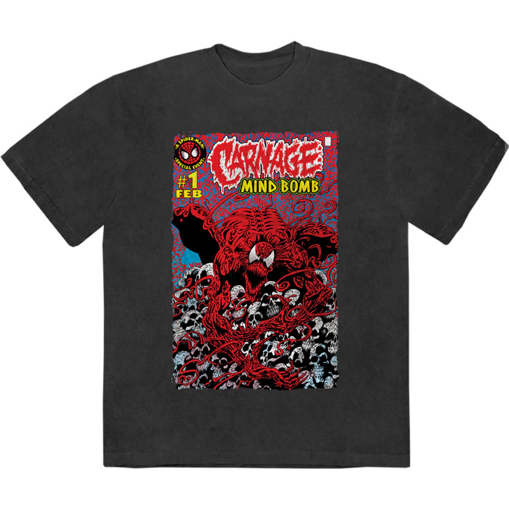 Carnage Mind Bomb Stone Wash T-shirt