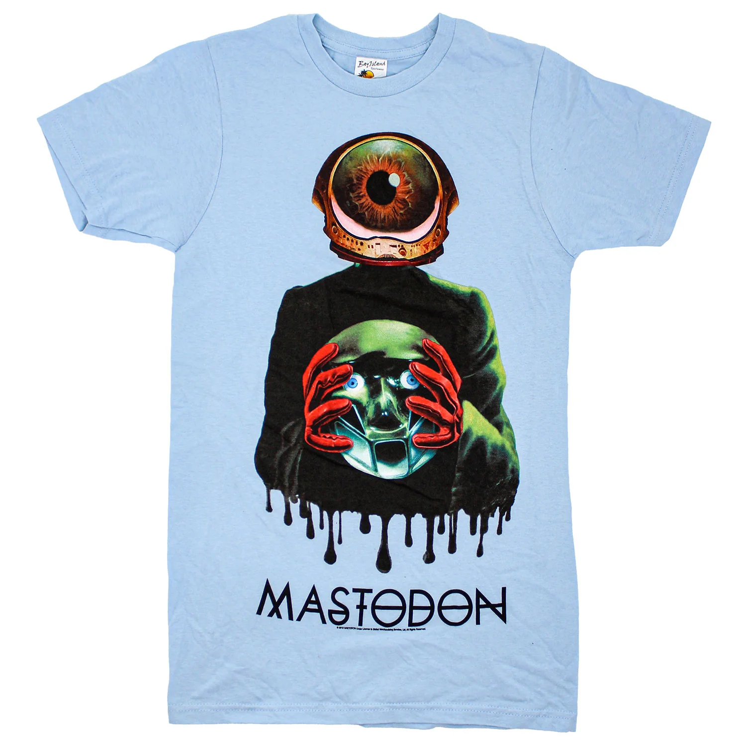 Eyeball Character Holding Head Art & Logo T-shirt