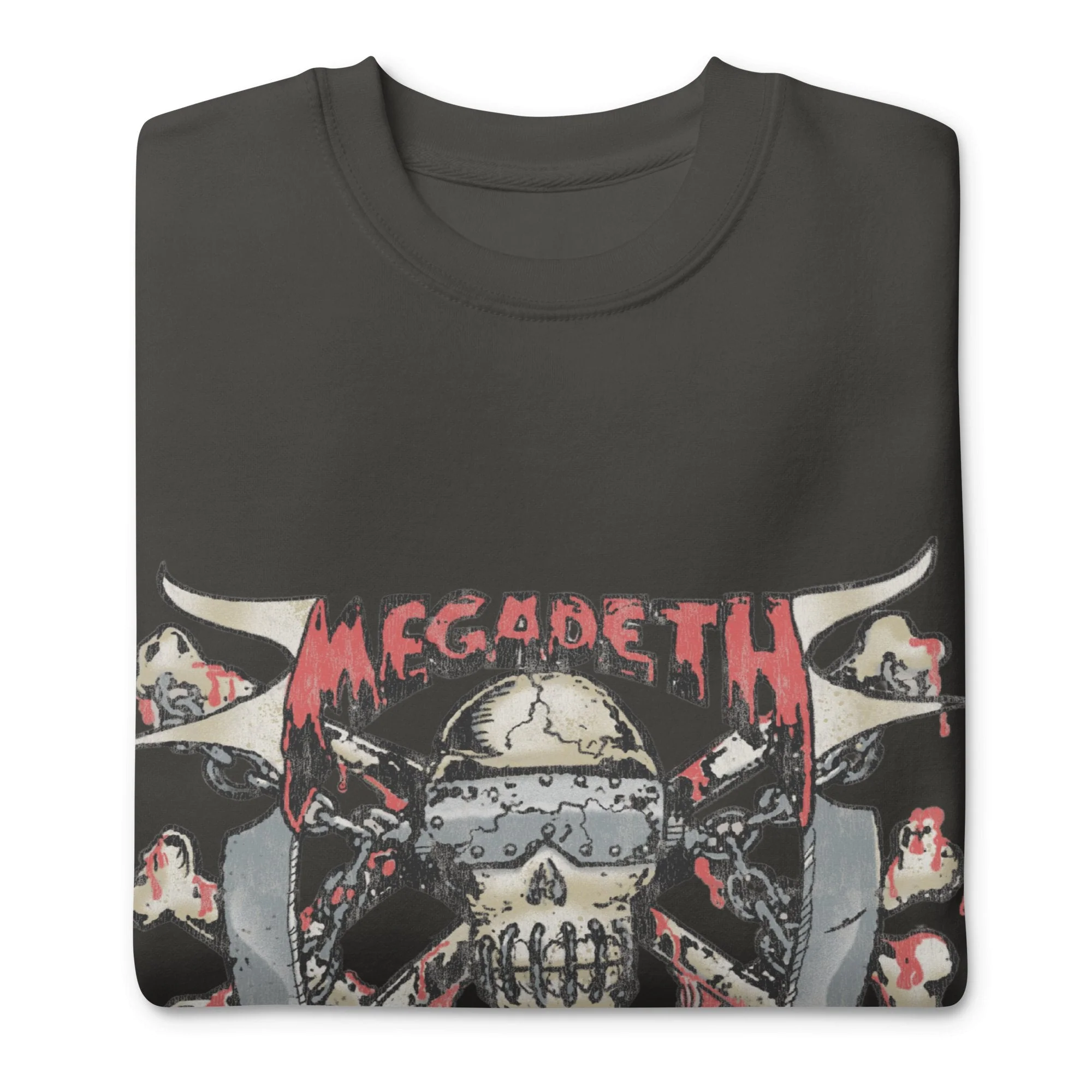 Megadeth - Hand Painted Vic Jumbo Print Sweatshirt - Image 2