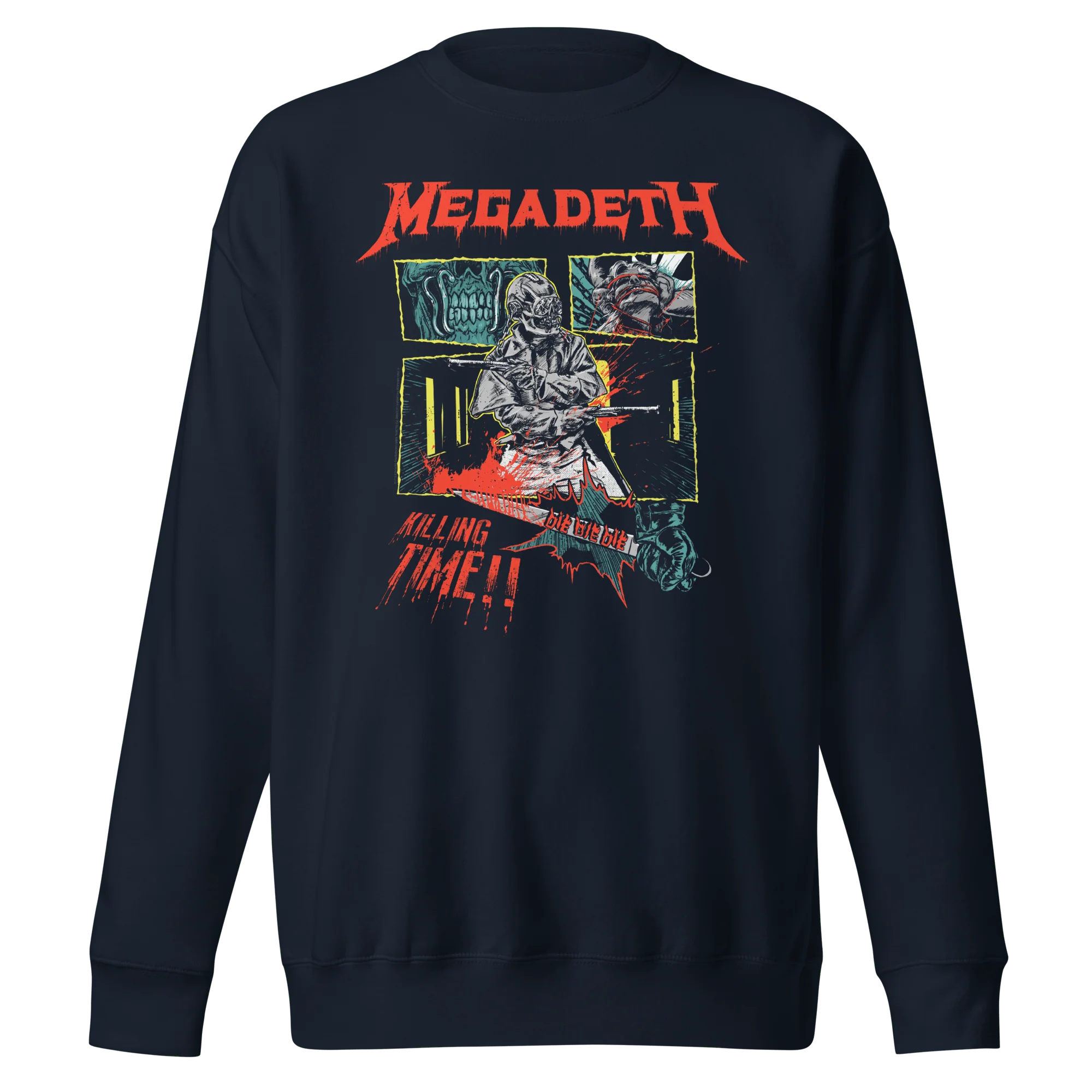 Megadeth - Killing Time Jumbo Print Sweatshirt - Image 2