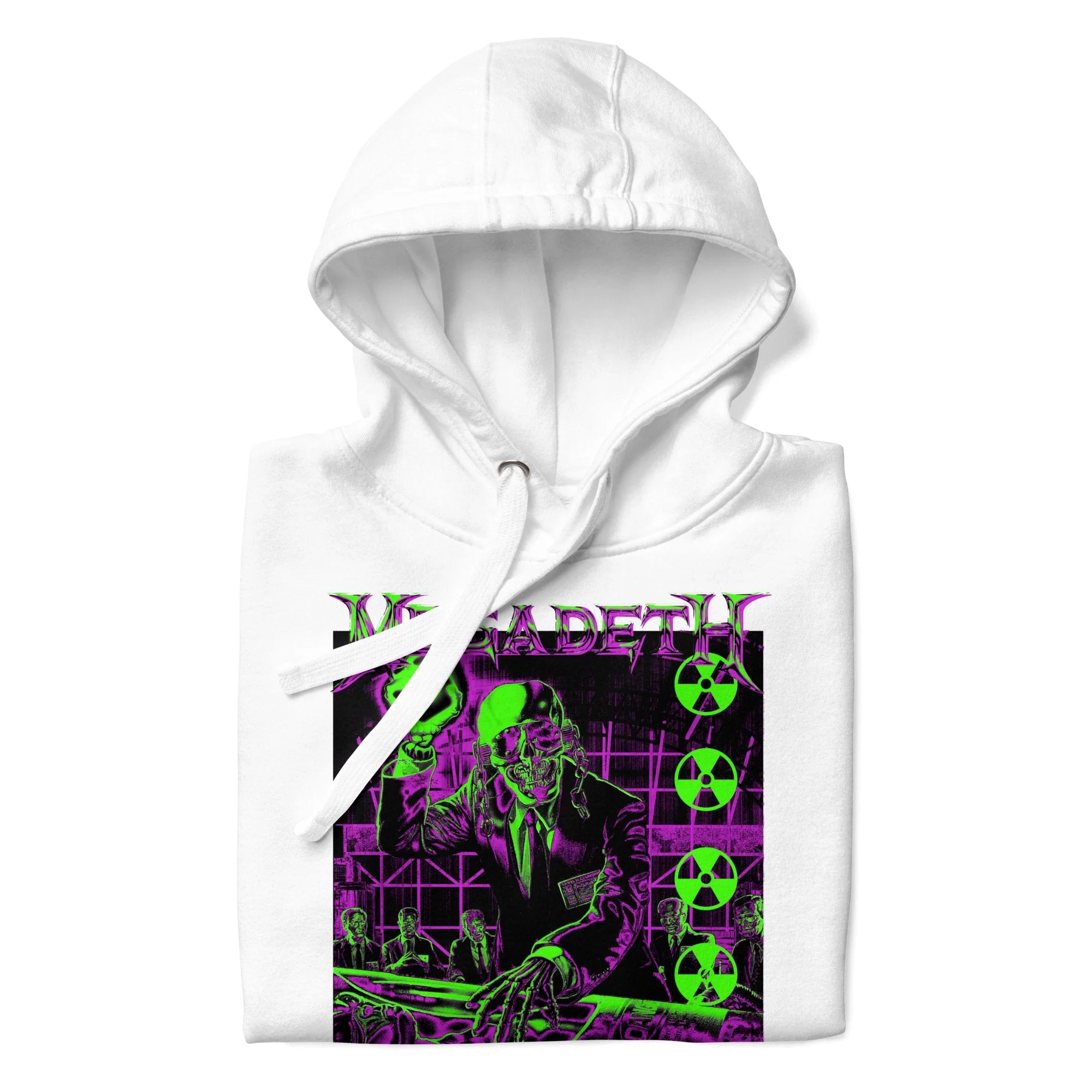 Megadeth - Neon Rust in Peace Classic Hoodie - Image 2
