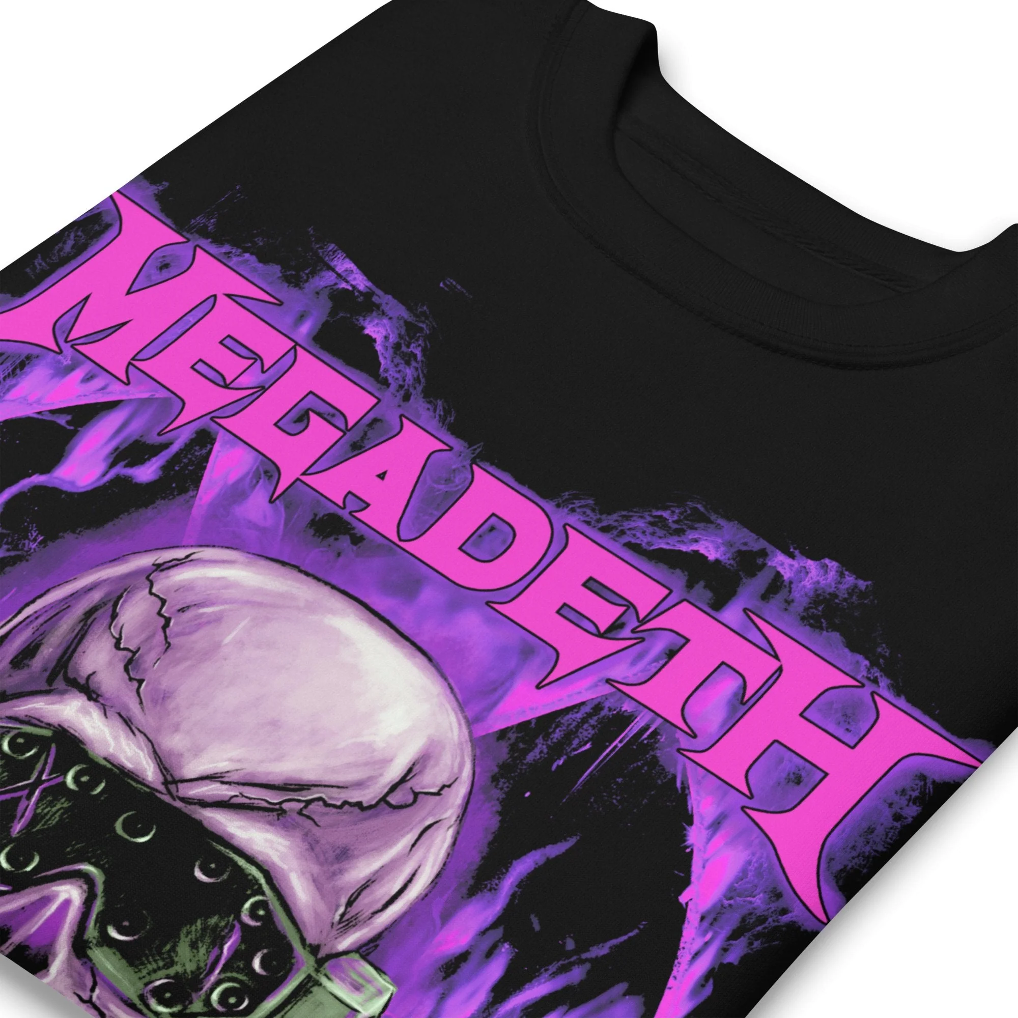 Megadeth - Purple Nuclear Jumbo Print Sweatshirt - Image 2