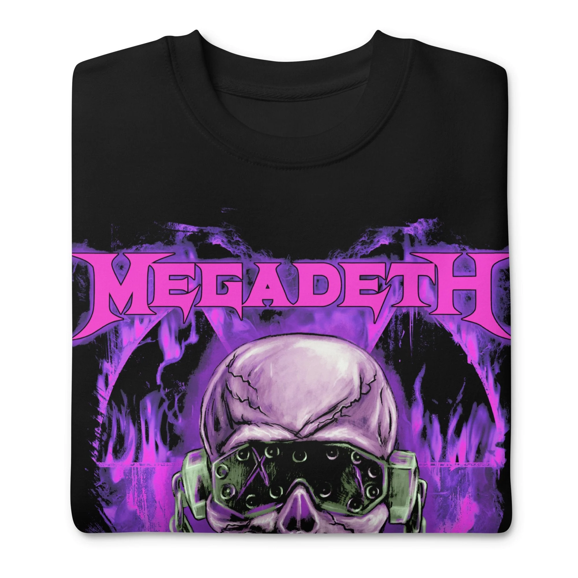 Megadeth - Purple Nuclear Jumbo Print Sweatshirt - Image 3