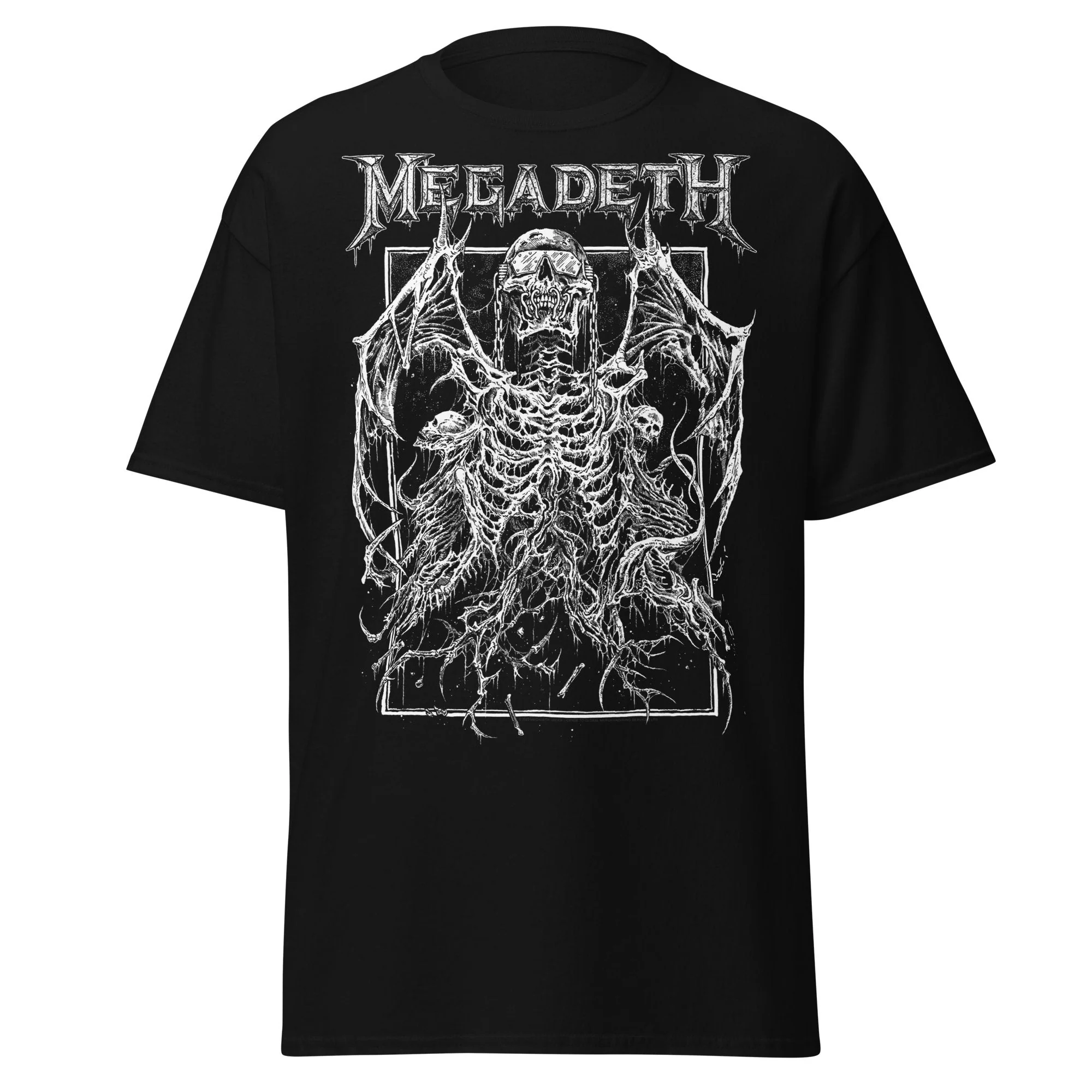 Megadeth - Skeleton Wings Jumbo Print T-Shirt