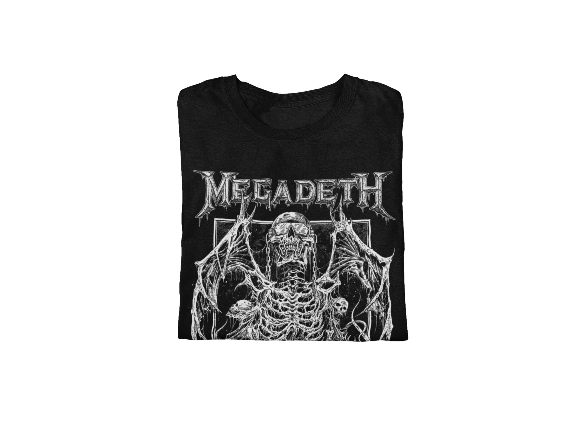 Megadeth - Skeleton Wings Jumbo Print T-Shirt - Image 3
