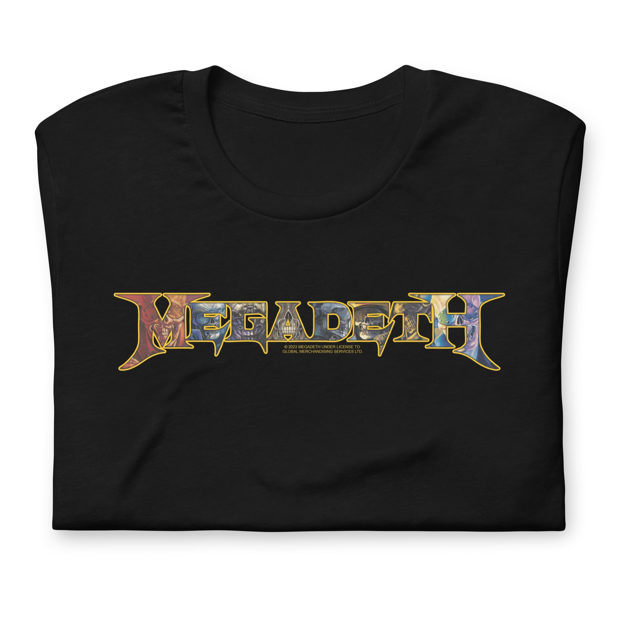 Megadeth - Vic Lettered Logo T-Shirt - Image 3