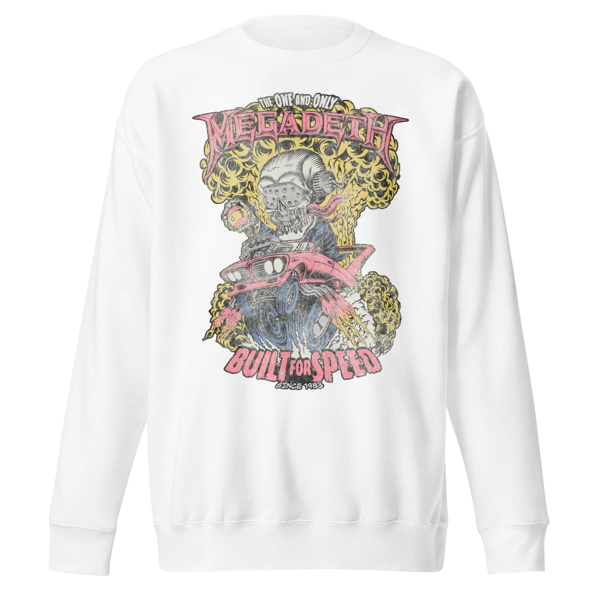 Megadeth - Vintage Built for Speed Jumbo Print Sweatshirt