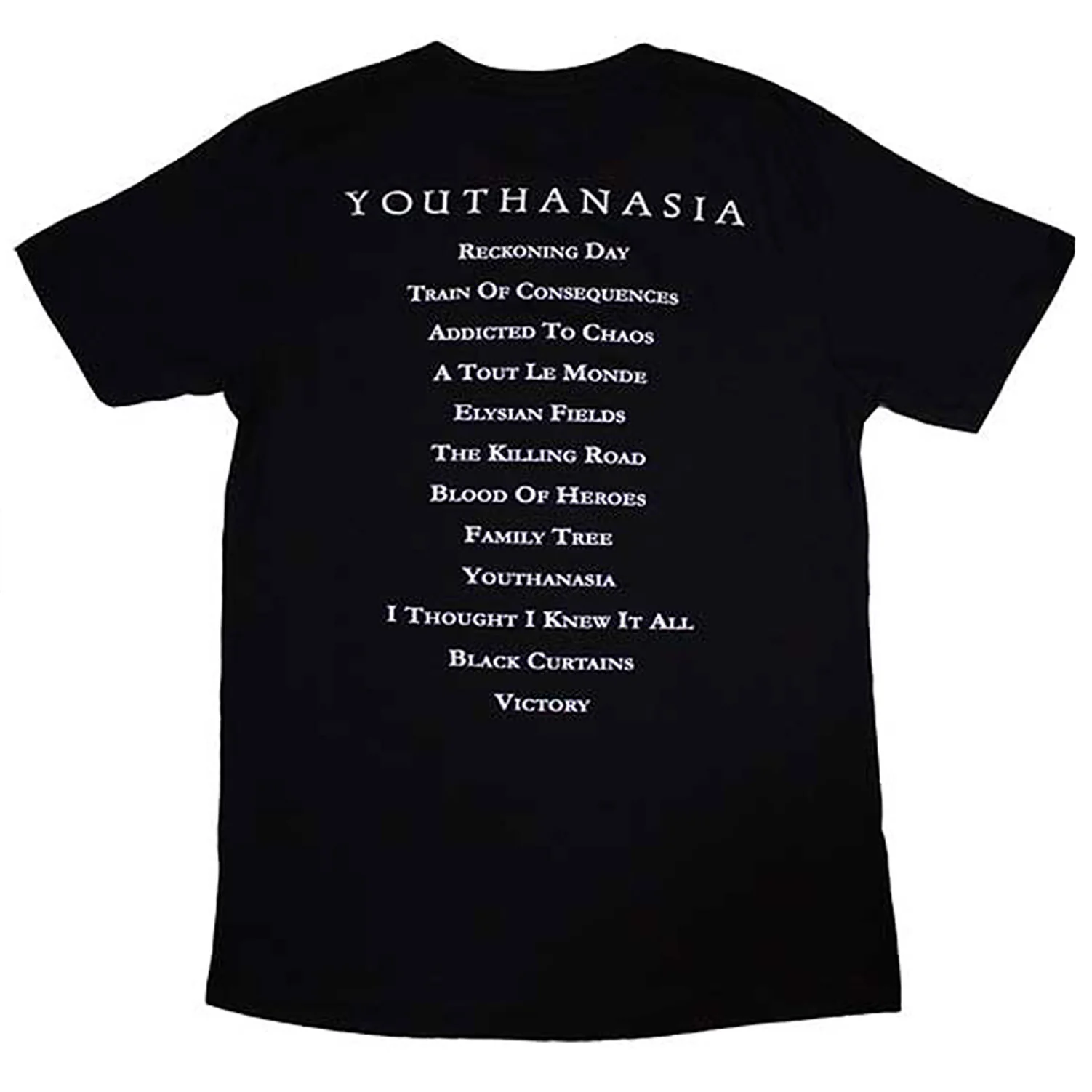 Youthanasia Tracklist T-shirt - Image 2