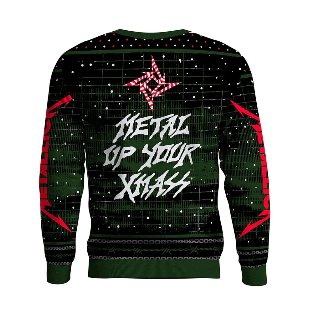 Christmas 2023 Metal Up Your Xmass Sweatshirt - Image 2
