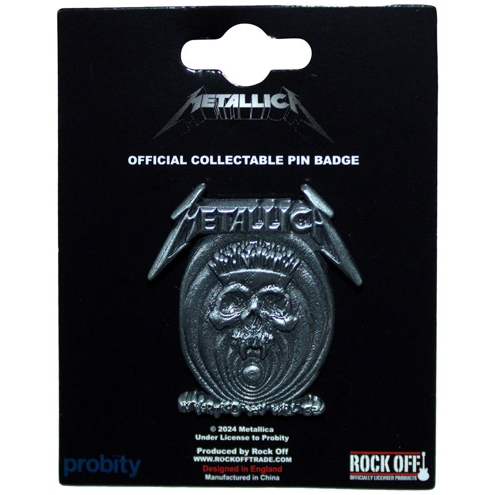 In Vertigo Pewter Pin Badge
