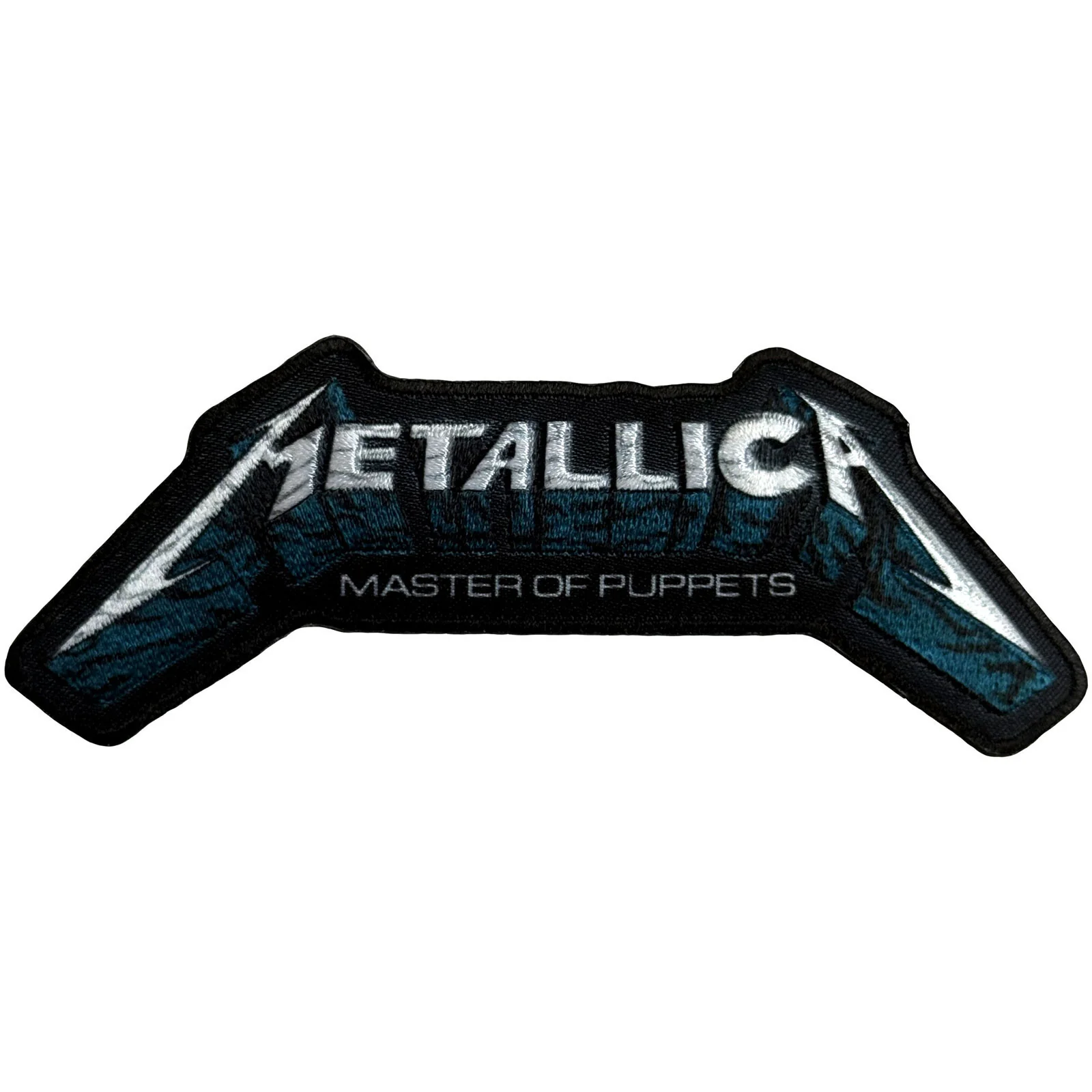 Master Of Puppets Blue Poster Logo Woven Patch