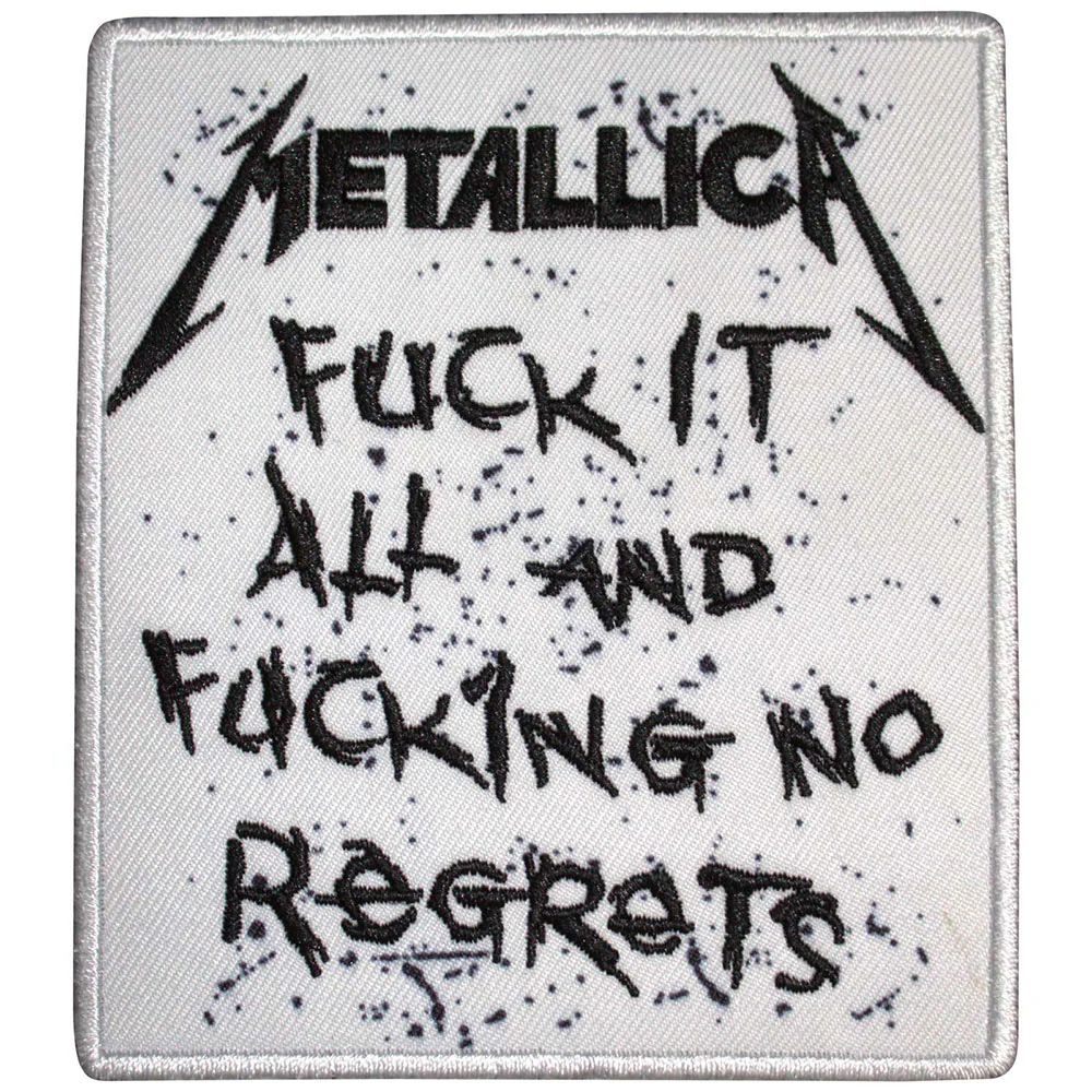 No Regrets Woven Patch