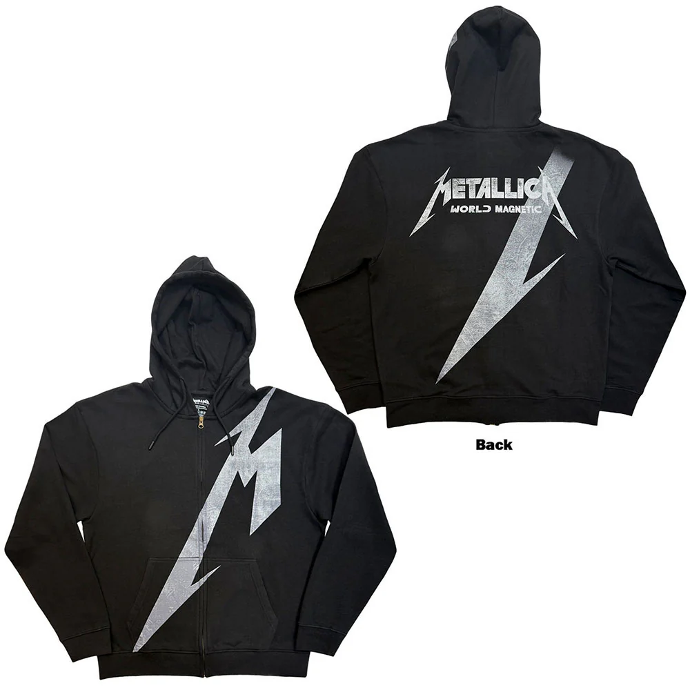 Shrouded Zippered Hooded Sweatshirt