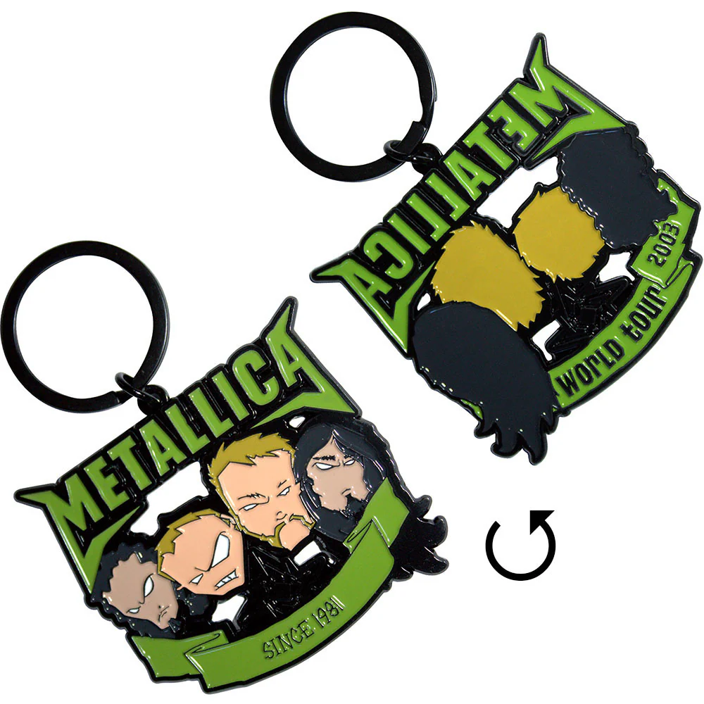 Since 1981 Heads Metal Key Chain