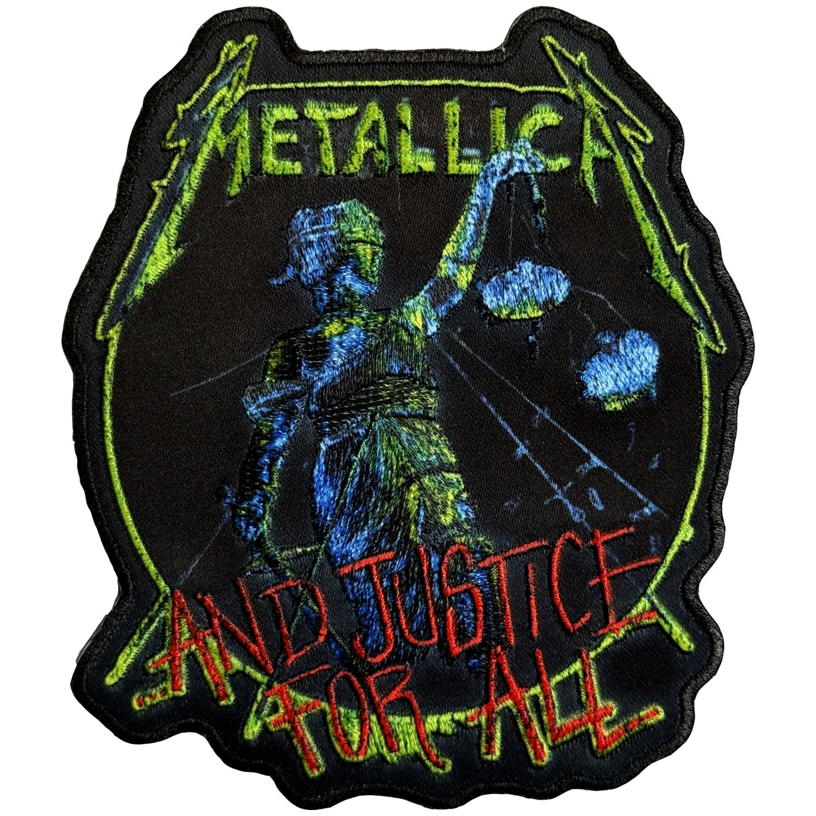 Vintage Justice For All Woven Patch