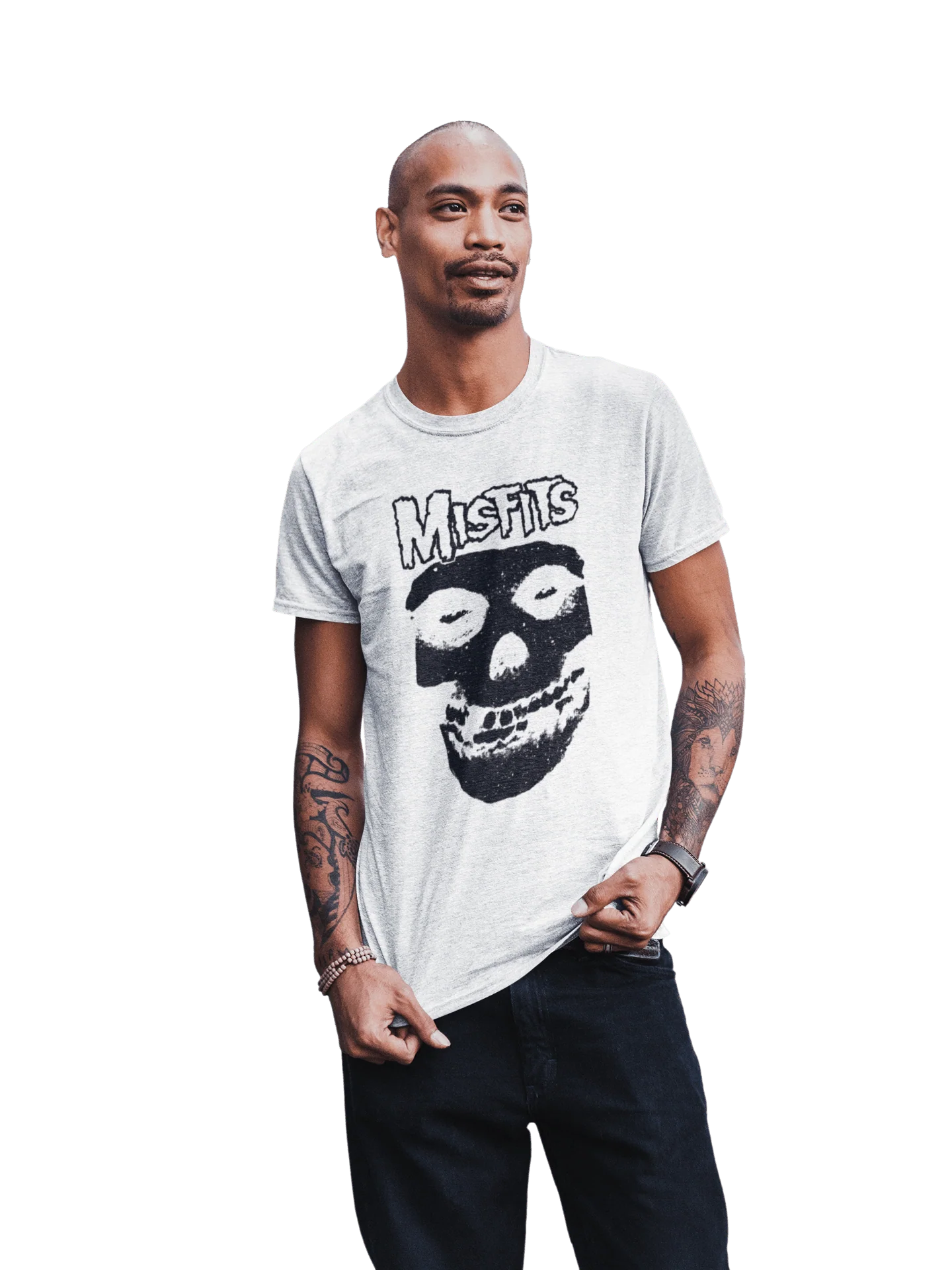 Misfits - Black Skull T-Shirt - Image 3