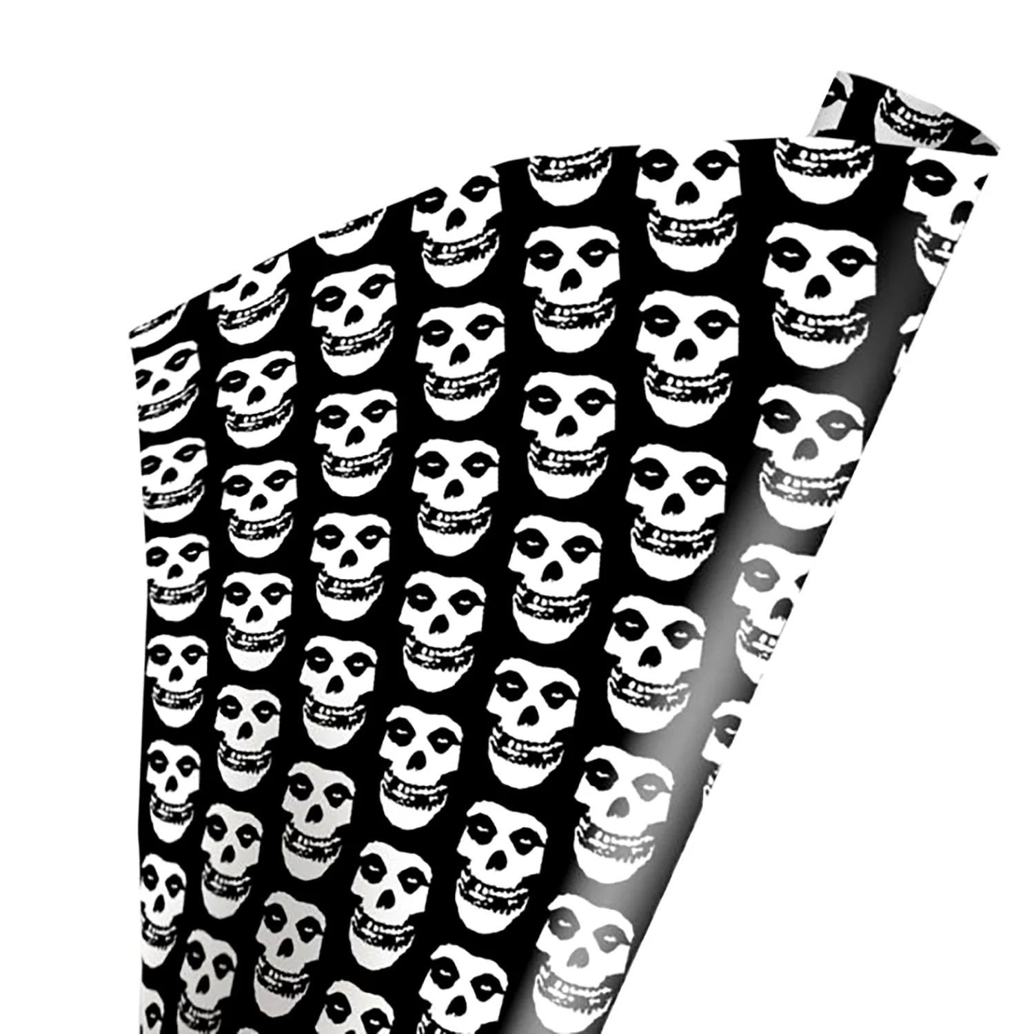 Crimson Ghost Skull Wrapping Paper Domestic Poster