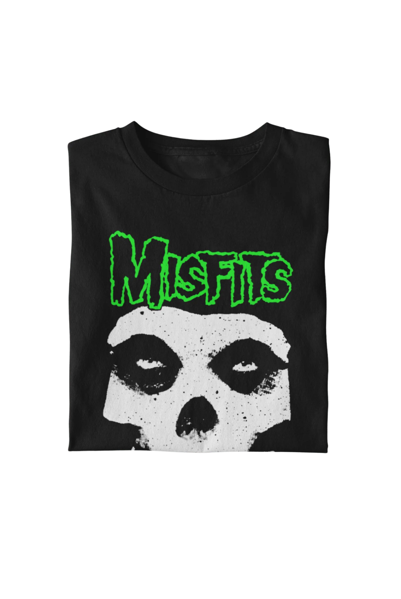 Misfits - Green Skull T-Shirt - Image 3