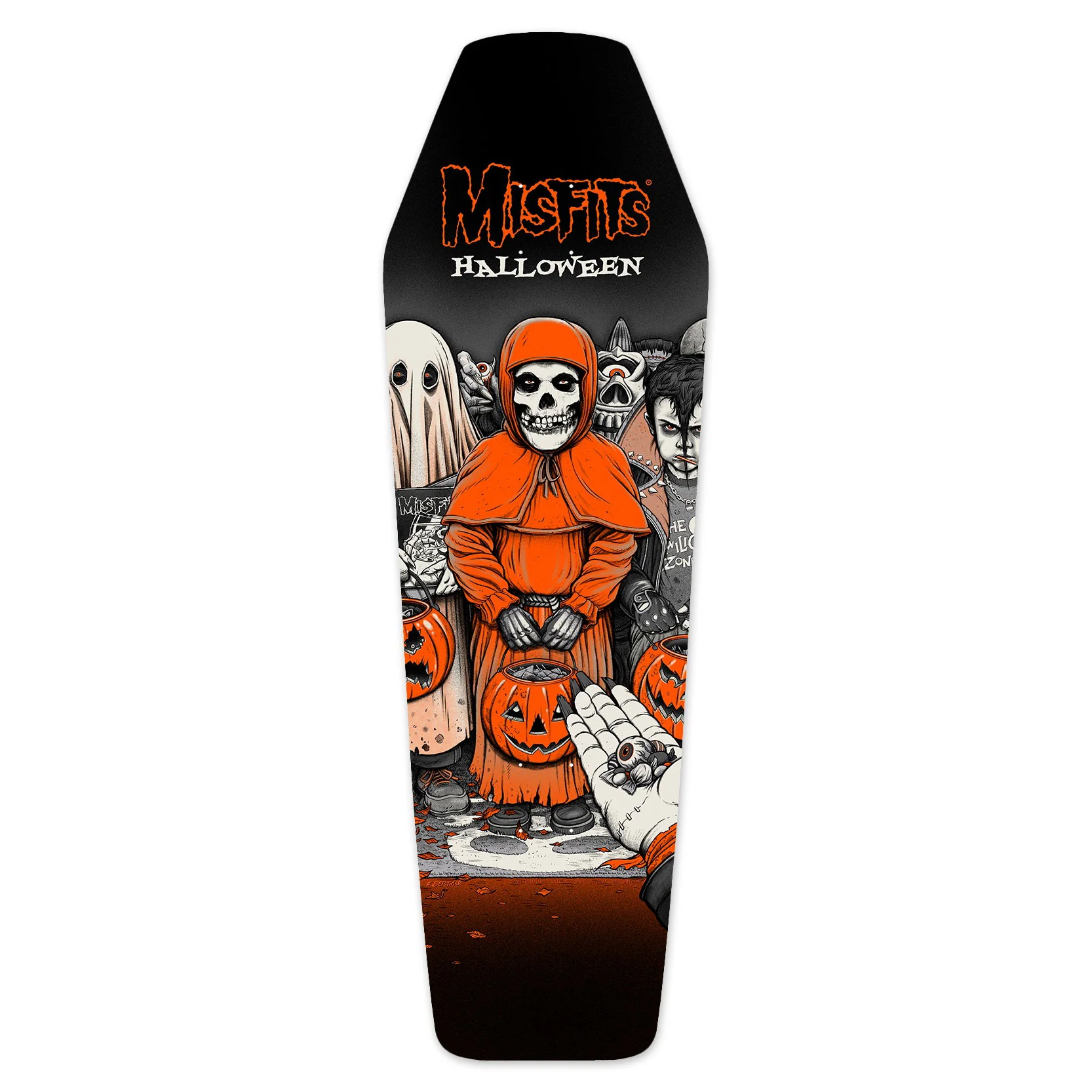 Halloween by Florian Bertmer (Rockabilia Exclusive) Skateboard Deck