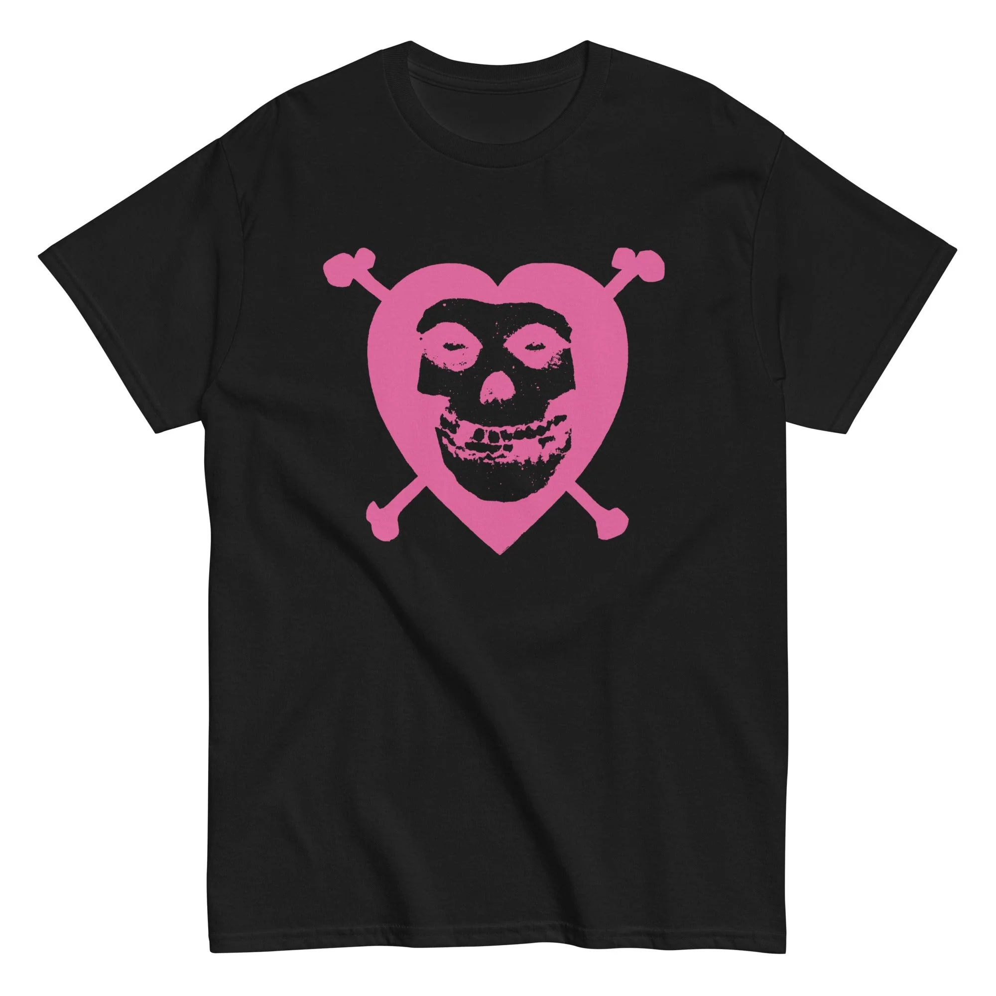 Misfits - Heart Skull Logo T-Shirt - Image 3