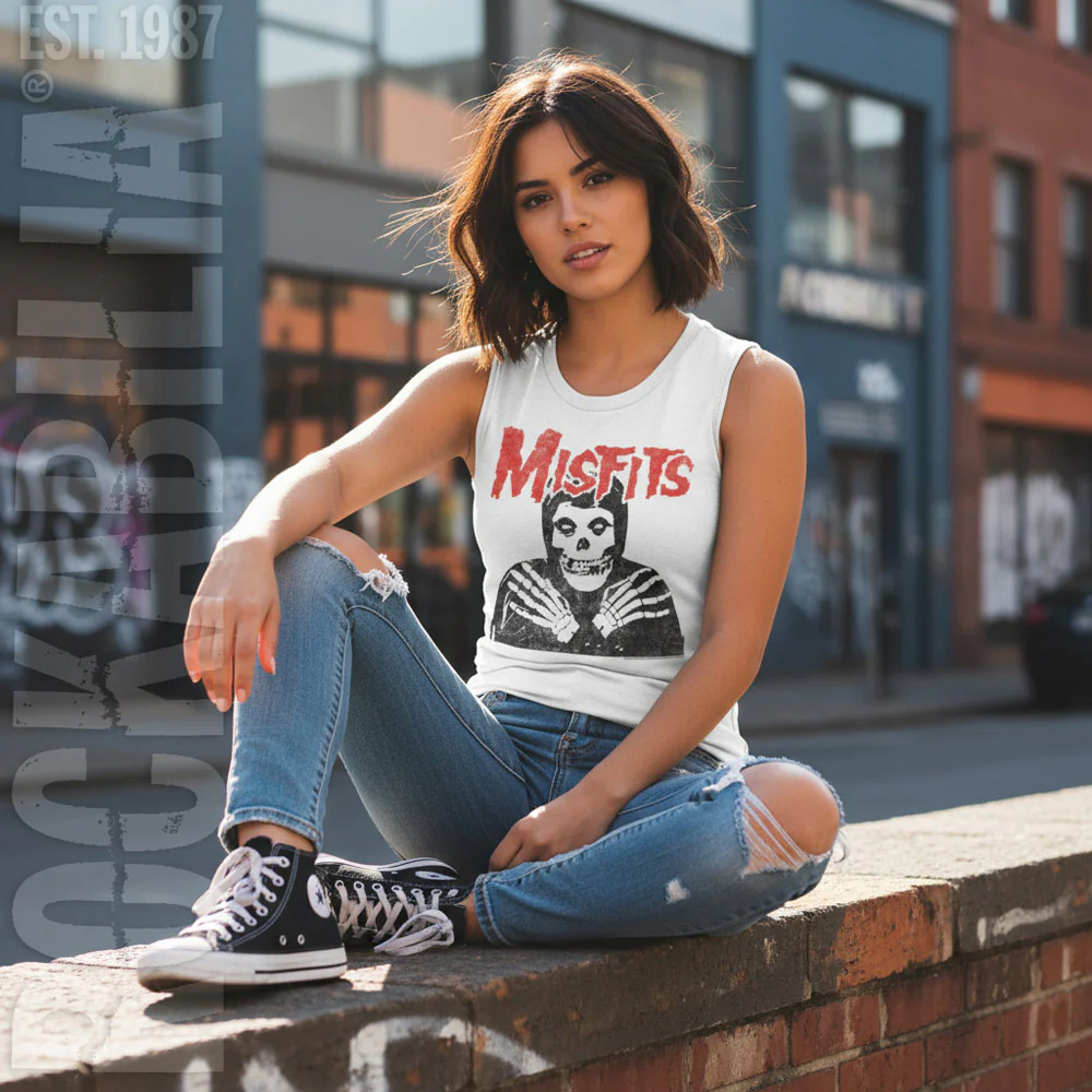 Misfits Crossed Arms Womens Tank - Image 2